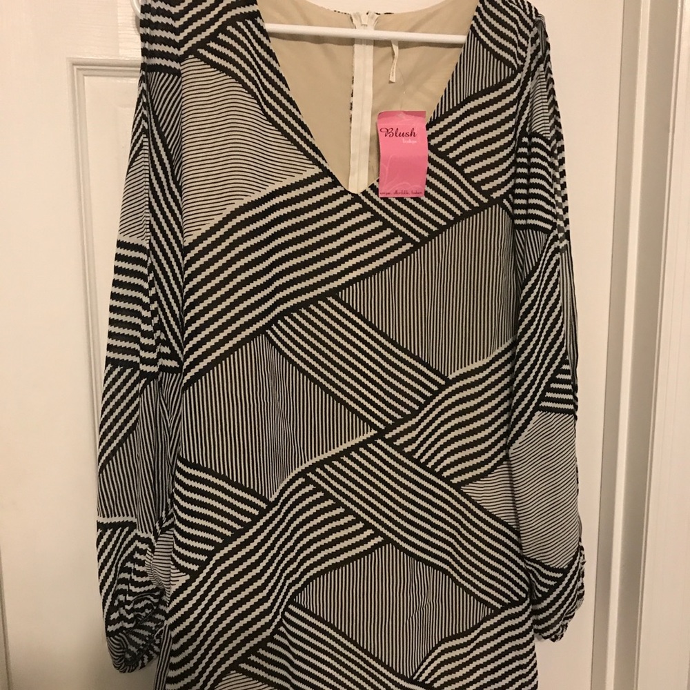 Black and white dress